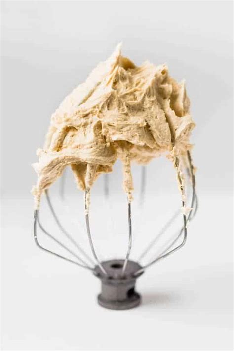 easy-creamy-peanut-butter-frosting-recipe-what-the-fork image