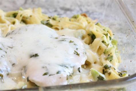 baked-fettuccine-alfredo-made-with-chicken-and-broccoli image