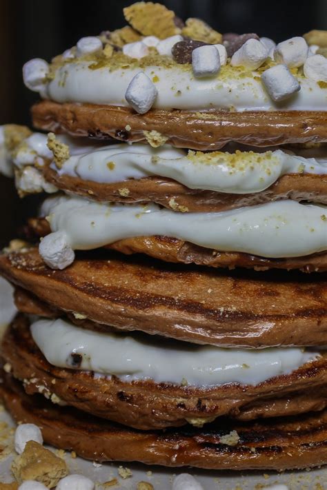 smores-protein-pancakes-recipe-the-protein-chef image