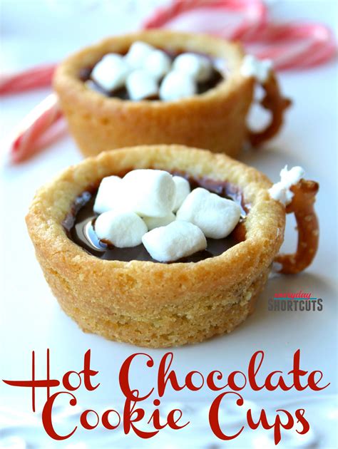 hot-chocolate-cookie-cups-everyday-shortcuts-food image