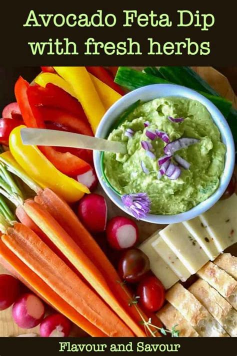 avocado-feta-dip-with-basil-and-fresh-herbs-flavour image