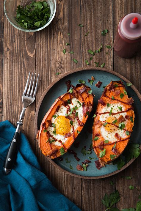 baked-sweet-potato-egg-breakfast-boats-will-cook image