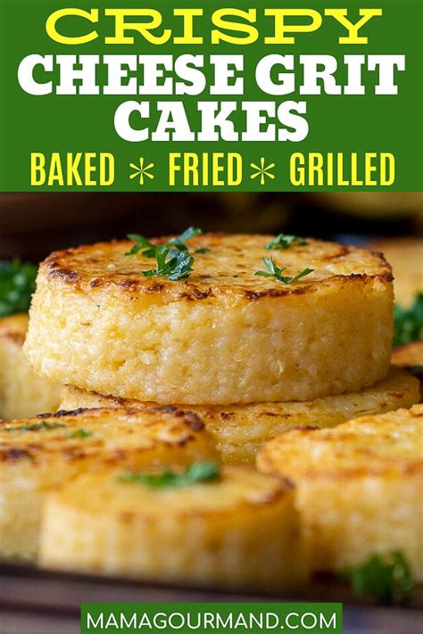 easy-crispy-grit-cakes-cheesy-baked-grit-cakes image