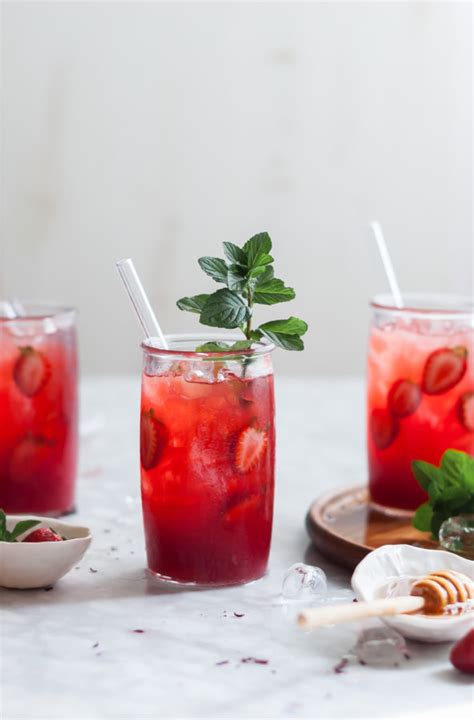 strawberry-mint-hibiscus-iced-tea-the-kitchen image