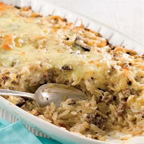 hash-brown-sausage-and-caramelized-onion-casserole image