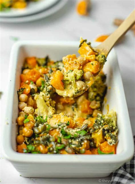 butternut-squash-broccoli-casserole-dairy-free-vegan image