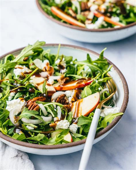 goat-cheese-salad-with-arugula-apple-a-couple-cooks image