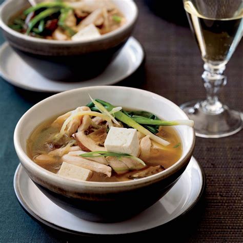 chicken-hot-pot-with-mushrooms-and-tofu-food-wine image