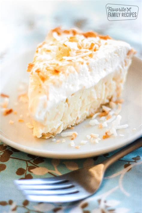 coconut-cream-pie-with-toasted-coconut-favorite image