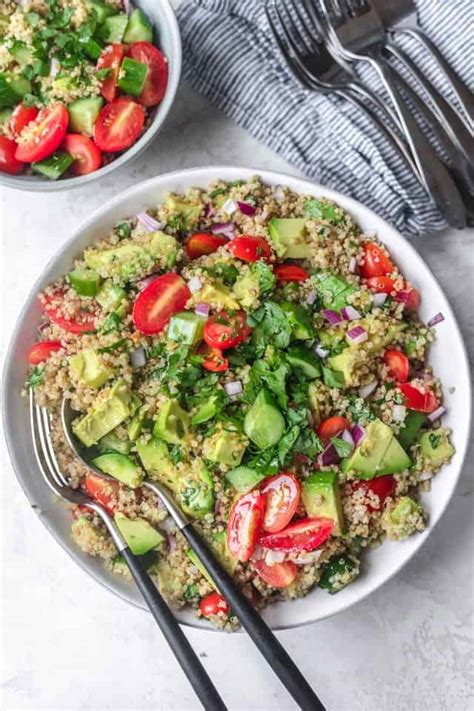 quinoa-avocado-salad-feelgoodfoodie image