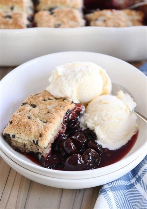 cherry-chocolate-cobbler-recipe-mels-kitchen-cafe image