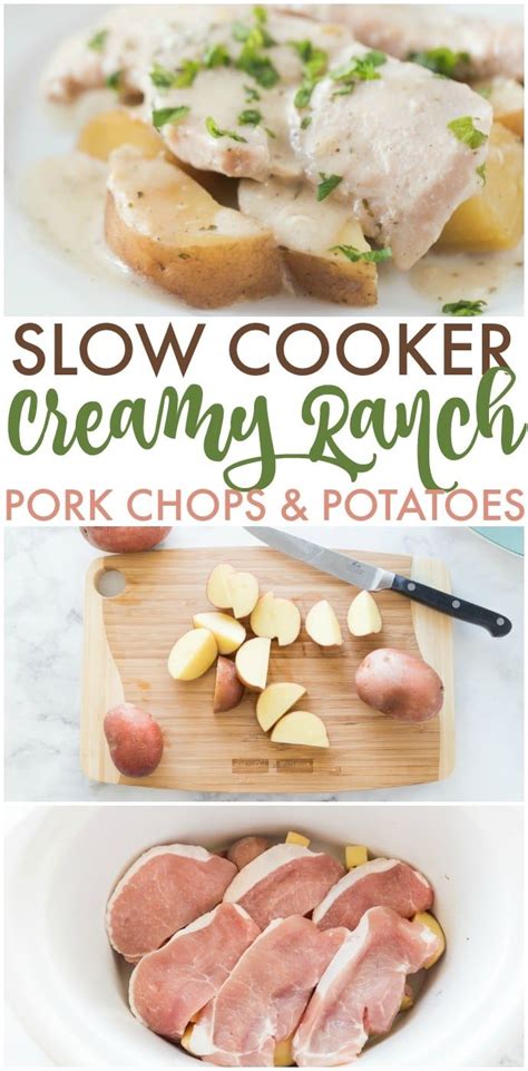 slow-cooker-creamy-ranch-pork-chops-and-potatoes image