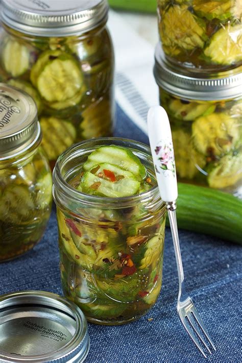 easy-refrigerator-bread-and-butter-pickles-the image
