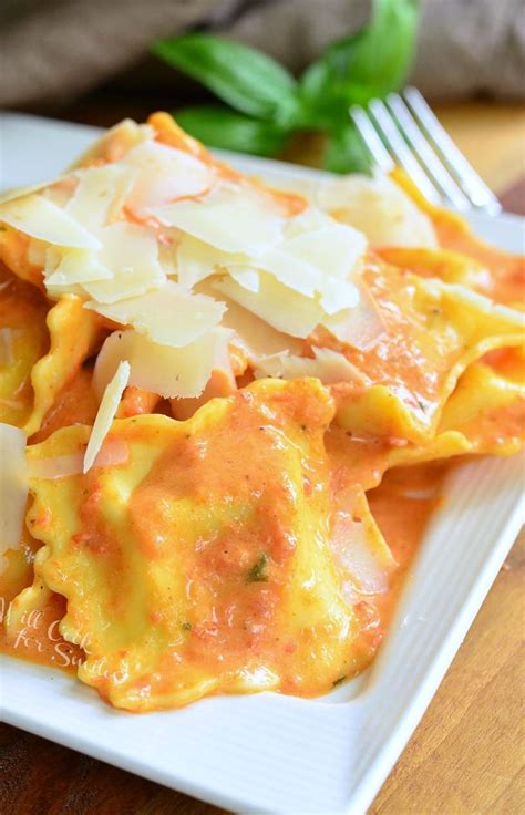 ravioli-in-creamy-red-pepper-sauce-will-cook-for-smiles image