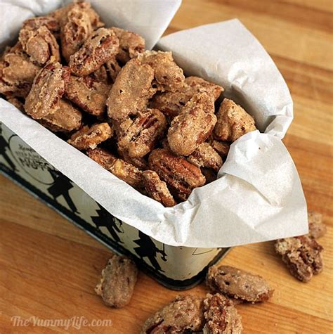 sugar-spice-candied-pecans-the-yummy-life image