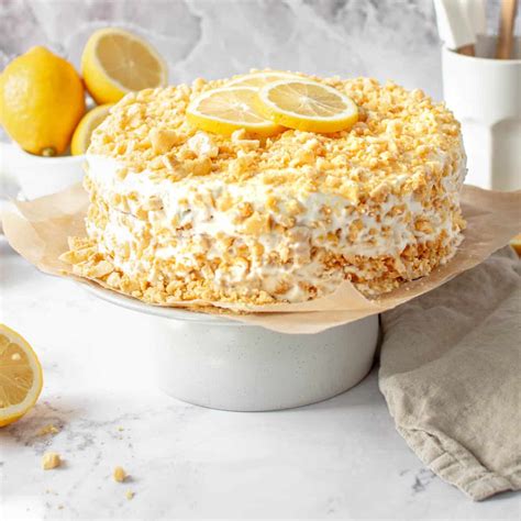 lemon-crunch-cake-a-delightfully-crunch-topping image