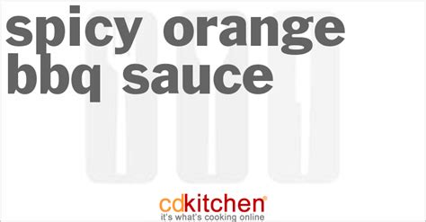 spicy-orange-bbq-sauce-recipe-cdkitchencom image