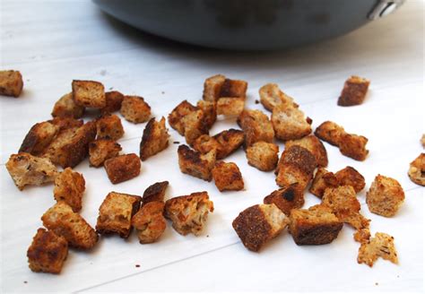 homemade-croutons-with-sourdough-and-red-pepper image