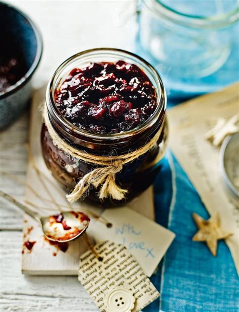 mulled-cranberry-and-red-onion-chutney-sainsburys image