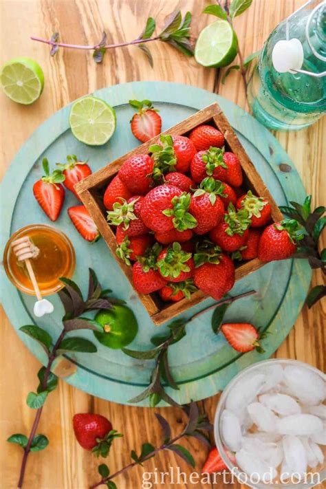 strawberry-mocktail-recipe-girl-heart-food image