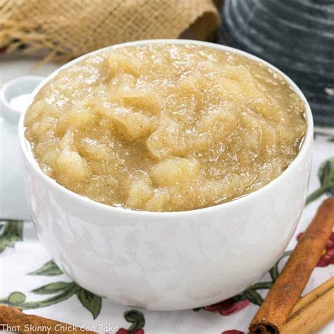 cinnamon-spiced-applesauce-that-skinny-chick-can-bake image