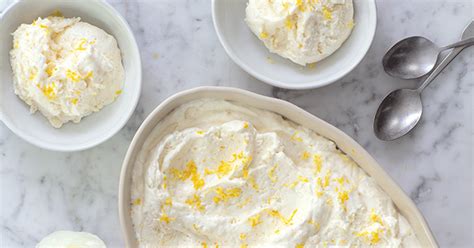 lemon-ginger-no-churn-ice-cream-recipe-purewow image