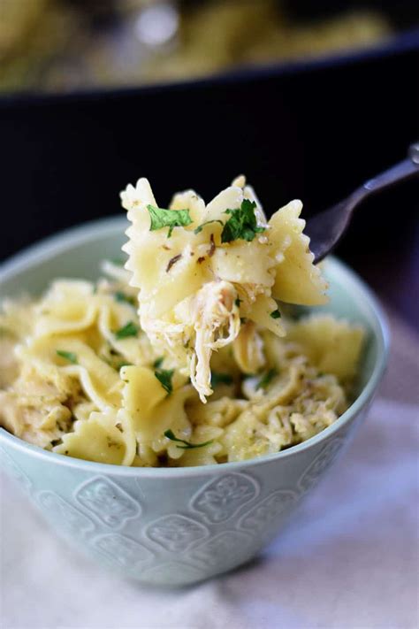 slow-cooker-cheesy-pesto-chicken-pasta-soulfully image