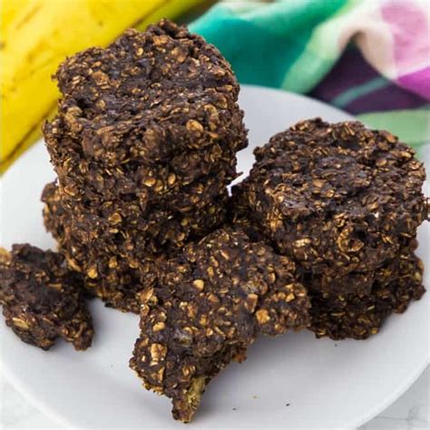 chocolate-banana-cookies-vegan-4-ingredients image