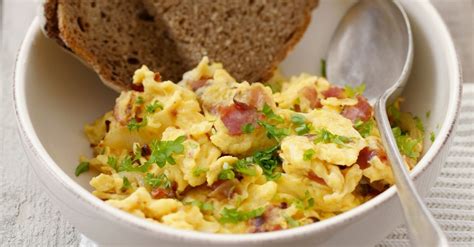 scrambled-eggs-with-ham-recipe-eat-smarter-usa image