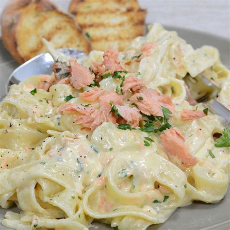 salmon-pasta-carbonara-recipe-gourmet-food-world image