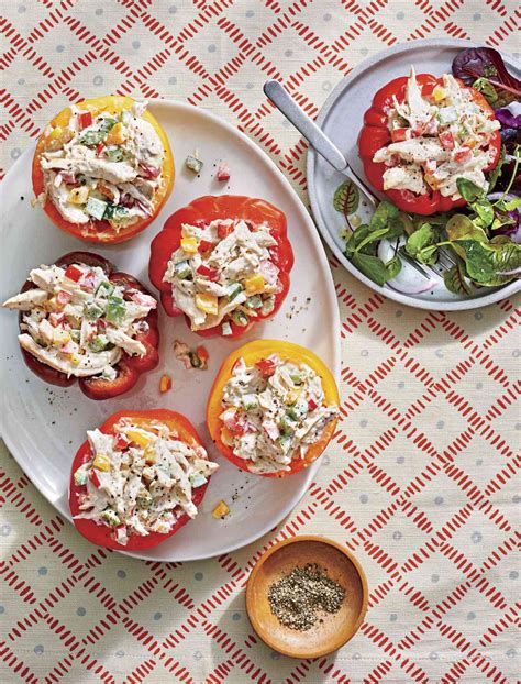 chicken-salad-stuffed-tomatoes-southern-living image