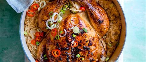 koji-roast-chicken-with-garlic-and-ginger-rice image