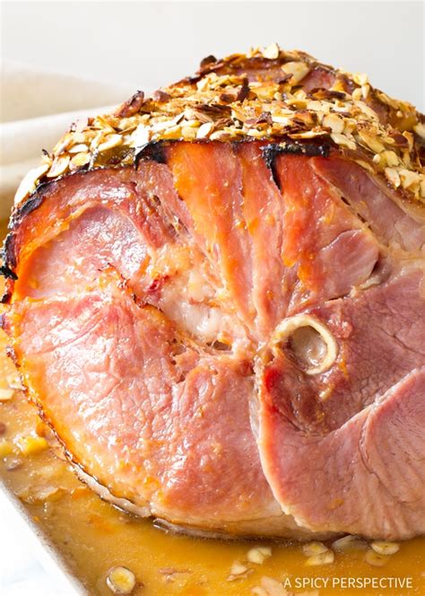 almond-crusted-baked-ham-with-apricot-glaze-a image