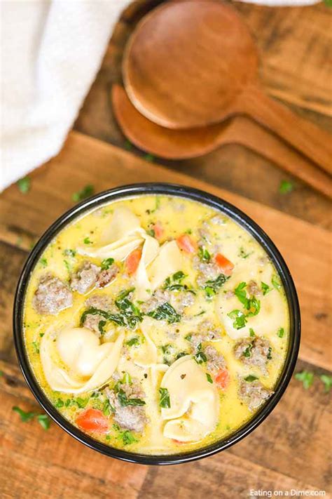 crockpot-sausage-tortellini-soup-recipe-eating-on-a image