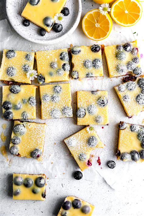 lemon-blueberry-bars-recipe-summer-favorite-two image