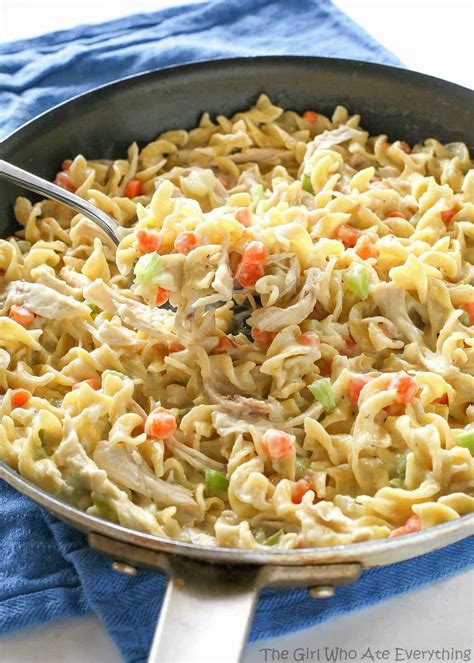 creamy-chicken-noodle-skillet-the-girl-who-ate image