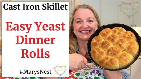 easy-yeast-dinner-rolls-cast-iron-skillet image