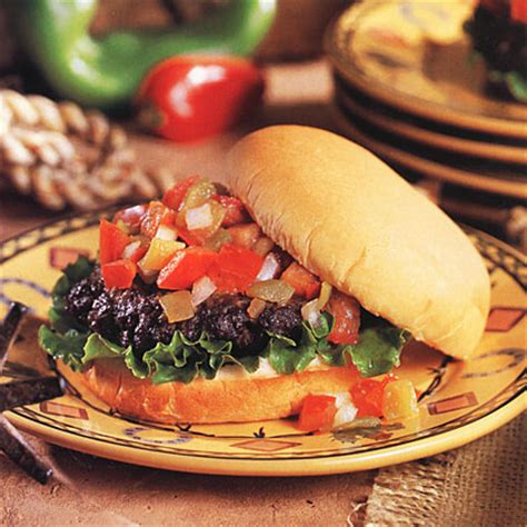 fiesta-burgers-recipe-myrecipes image