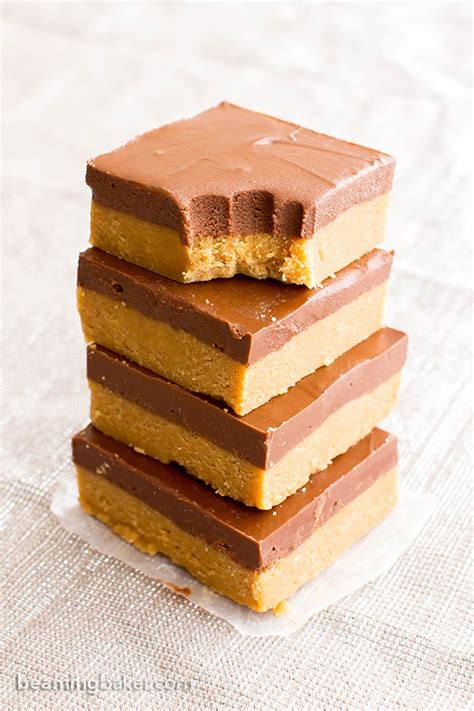 4-ingredient-easy-vegan-chocolate-peanut-butter-bars image