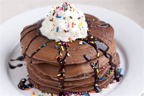 brownie-batter-pancakes-recipe-inspired image