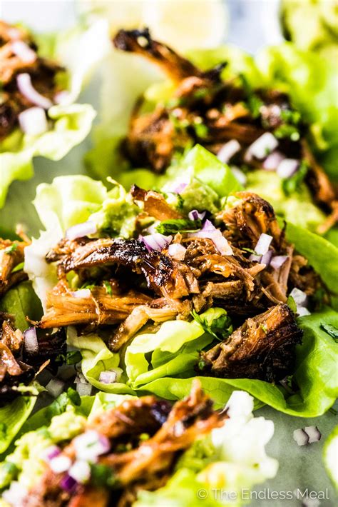carnitas-taco-lettuce-wraps-healthy-recipe-the image