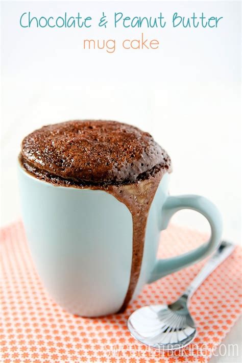 chocolate-peanut-butter-mug-cake-recipe-sweet-2 image