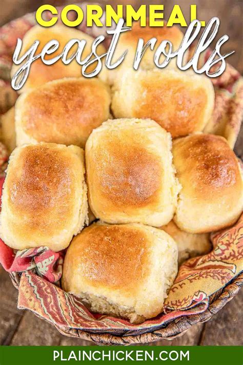 cornmeal-yeast-rolls-easy-delicious-plain-chicken image