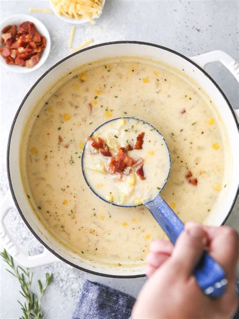 cheesy-corn-chowder-completely-delicious image