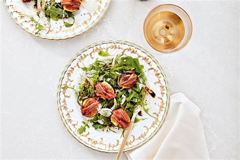 arugula-salad-with-crispy-prosciutto-wrapped-figs image