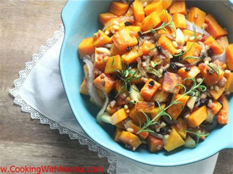 roasted-butternut-squash-with-pancetta-cooking image