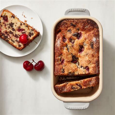 chocolate-and-cherry-loaf-cake-williams-sonoma image