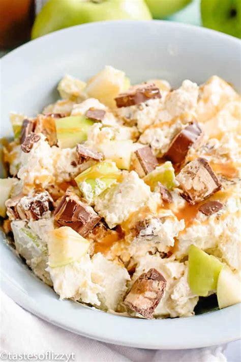 snickers-apple-salad-recipe-easy-fruit-dessert-or-side image