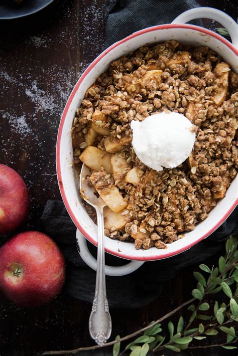 the-best-healthy-apple-crisp-recipe-ambitious-kitchen image