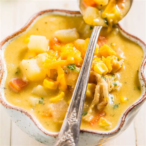 loaded-cheesy-chicken-chowder-recipe-averie-cooks image